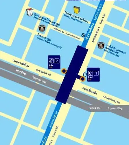 Townhome 3 Bed4 Baht Asok Mrtbts Sukhumvit 16 * バンコク都